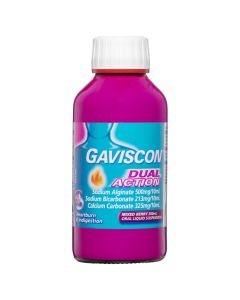 Gaviscon Dual Action Heartburn & Indigestion Relief Mixed Berry 300ml