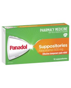 Panadol Suppositories 500mg 10 Pack