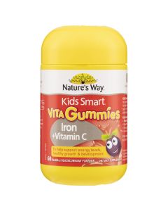 Nature's Way Kids Smart Vita Gummies Iron + Vitamin C 60's