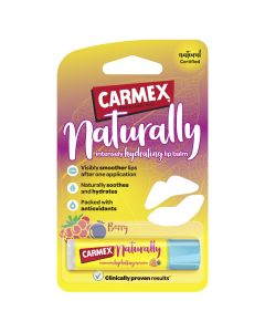 Carmex Naturally Intensely Hydrating Lip Balm Berry 4.25g