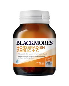 Blackmores Horseradish Garlic + C 50 Tablets