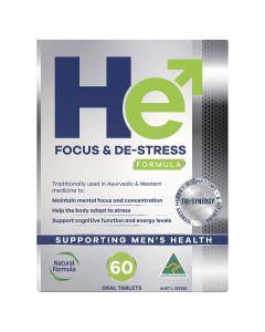 Martin & Pleasance He Focus & De-Stress Formula 60 Tablets