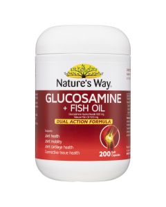 Nature's Way Glucosamine Plus Fish Oil 200 Soft Capsules