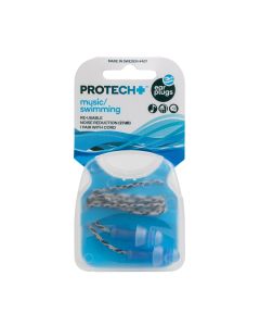 Protech Noise Control Music Swimming Earplugs 1 Pair