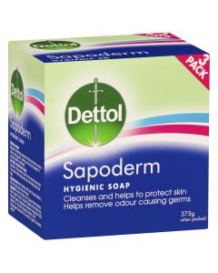 Dettol Sapoderm Hygienic Soap 3 Pack