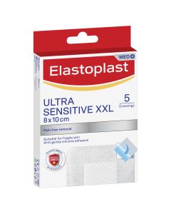 Elastoplast Ultra Sensitive Dressing XXL 8x10cm 5 Pack