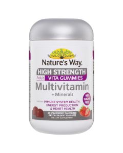 Nature's Way High Strength Adult Vita Gummies Multivitamin + Minerals 65's