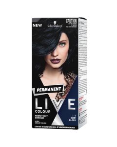 Schwarzkopf Live Colour Permanent 1.1 Blue Black