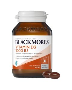 Blackmores Vitamin D3 1000IU 200 Capsules