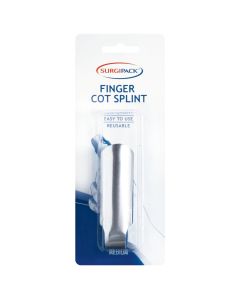 SurgiPack Finger Cot Splint Medium