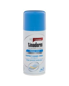 Canesten Tinaderm Powder Spray Tinea and Ringworm Treatment 100g