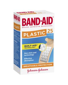 Band-Aid Plastic Strips 25 Pack