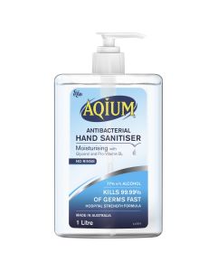 Aqium Antibacterial Hand Sanitiser 1L