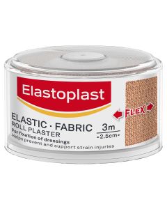 Elastoplast Tapes Elastic Fabric Roll Plaster 2.5cm x 3m