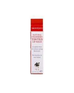 MooGoo Natural Lip Balm Strawberry Tinted 5g