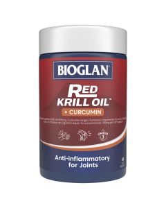 Bioglan Red Krill Oil Plus Curcumin 60 Capsules