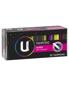 U by Kotex Super Slim Bulk Tampons 32 Pack