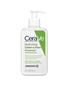 CeraVe Hydrating Cream To Foam Cleanser 236ml