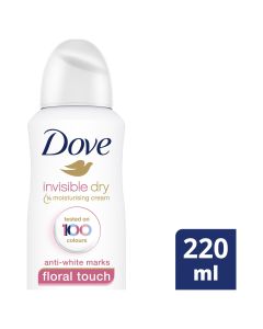 Dove Advanced Care Antiperspirant Deodorant Invisible Dry Floral Touch 220ml
