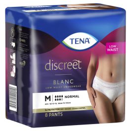 Buy Tena Discreet Super Creme Incontinence Pants Large 8 pack