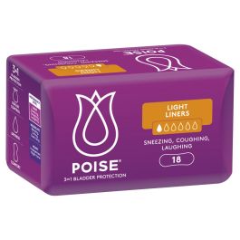 Poise Daily Liners For Light Bladder Leaks - Very Light Absorbency – Save  Rite Medical